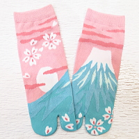 お祭り!和柄足袋ソックス!富士山